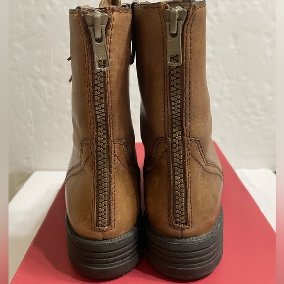 ROCKPORT Cobb Hill Bethany Womens Brown Boots Lace Up/Back Zip Lined Sz 6.5 - Picture 6 of 16